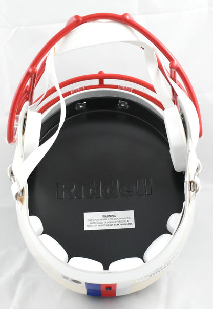 Rob Gronkowski Signed New England Patriots Retro Full Size Helmet