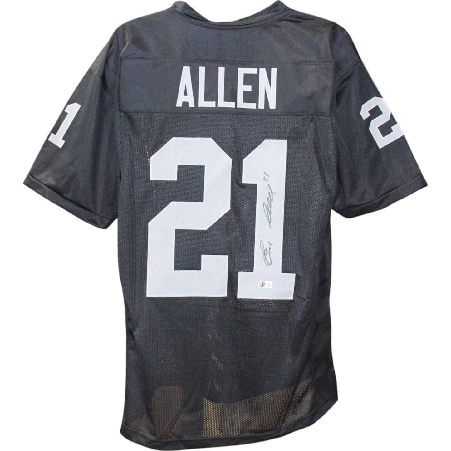Eric Allen Signed Pro Style Black Custom Jersey
