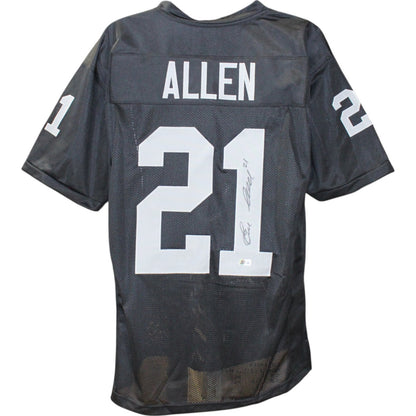 Eric Allen Signed Pro Style Black Custom Jersey