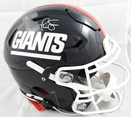 Phil Simms Signed New York Giants Throwback Speedflex Authentic Helmet