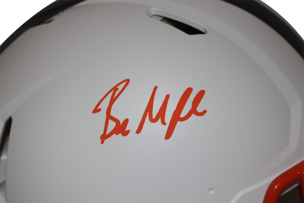 Baker Mayfield Signed Cleveland Browns Authentic Flat White Full Size Helmet