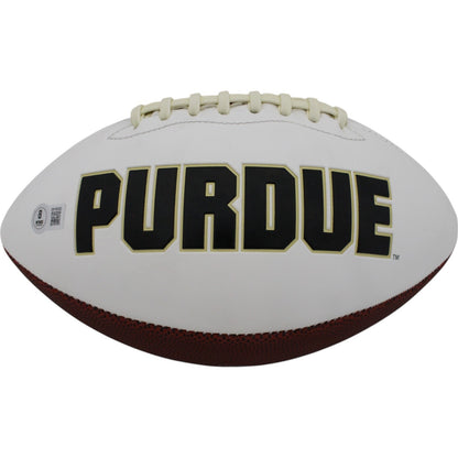 Aidan O'Connell Signed Purdue Boilermakers Logo Football w/ Inscription