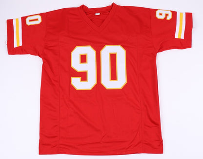Neil Smith Autographed Kansas City Chiefs Custom Jersey