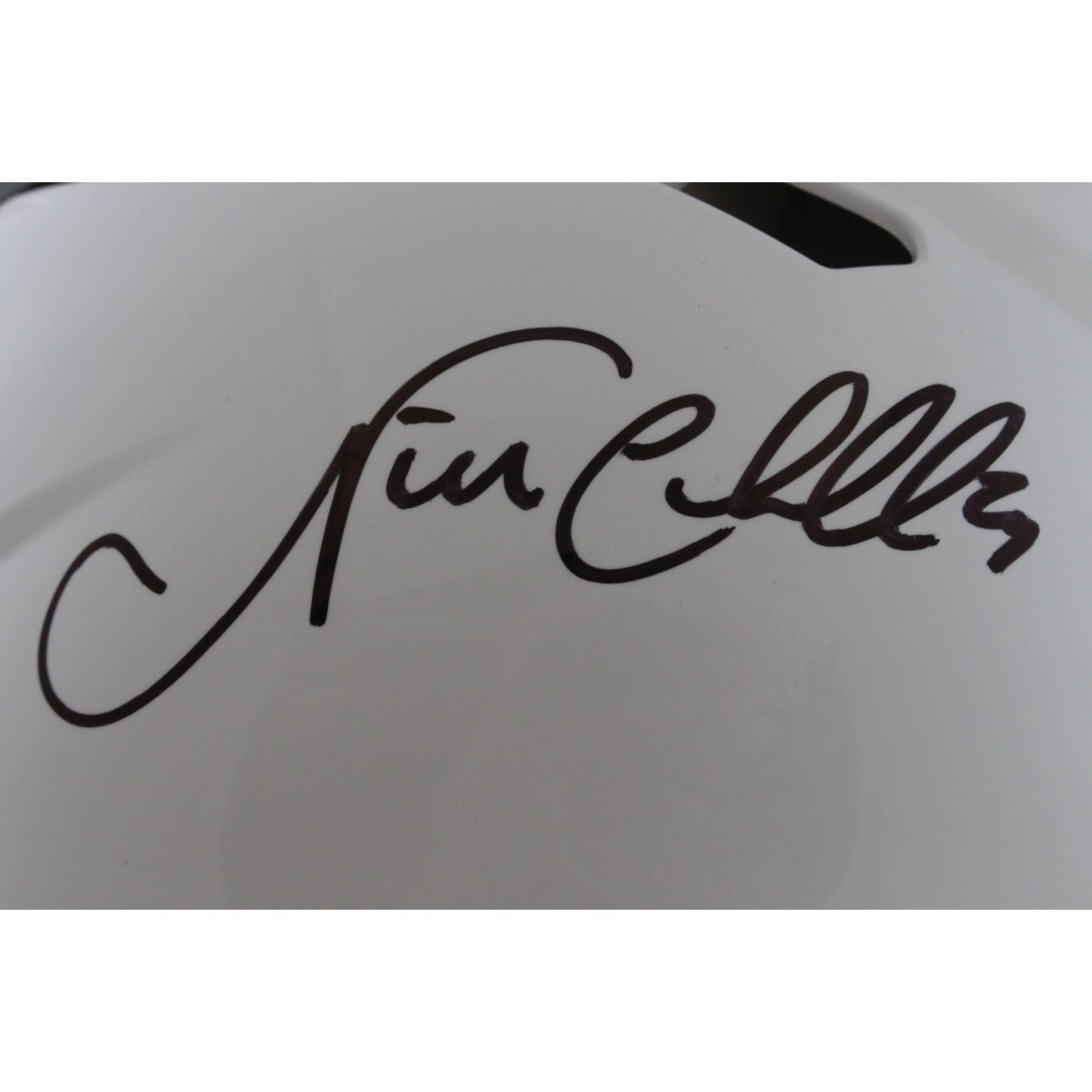 Nick Chubb Cleveland Browns Autographed Full Size Authentic Alternate Helmet