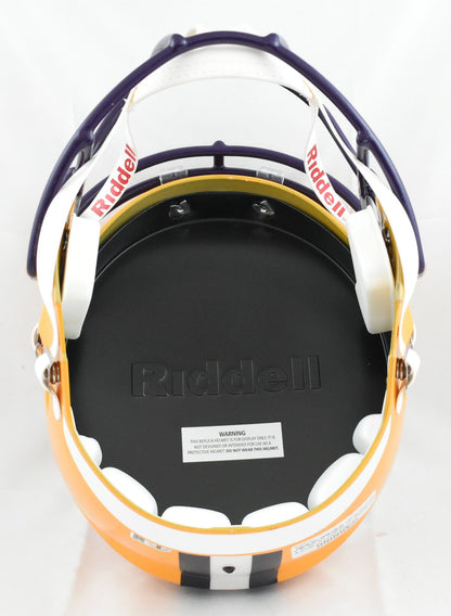 Justin Jefferson Autographed LSU Tigers Full Size Speed Helmet