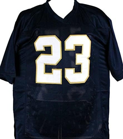 Kyren Williams Signed Notre Dame Custom Blue Jersey