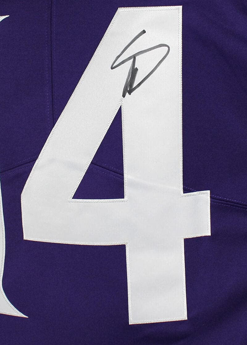 Stefon Diggs Autographed Minnesota Vikings Purple Nike Vapor Jersey