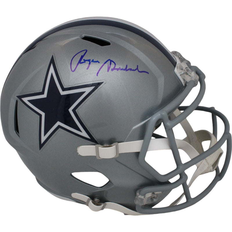 Roger Staubach Signed Dallas Cowboys Full Size Replica Helmet (BAS)