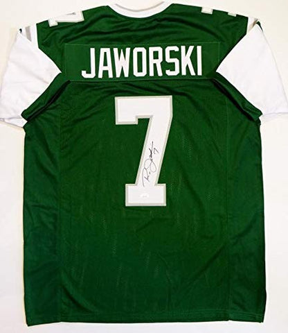 Ron Jaworski Signed Philadelphia Eagles Style Custom Green Jersey