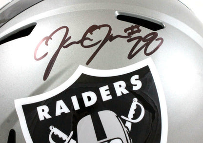 Josh Jacobs Signed Las Vegas Raiders Full Size Flash Speed Helmet
