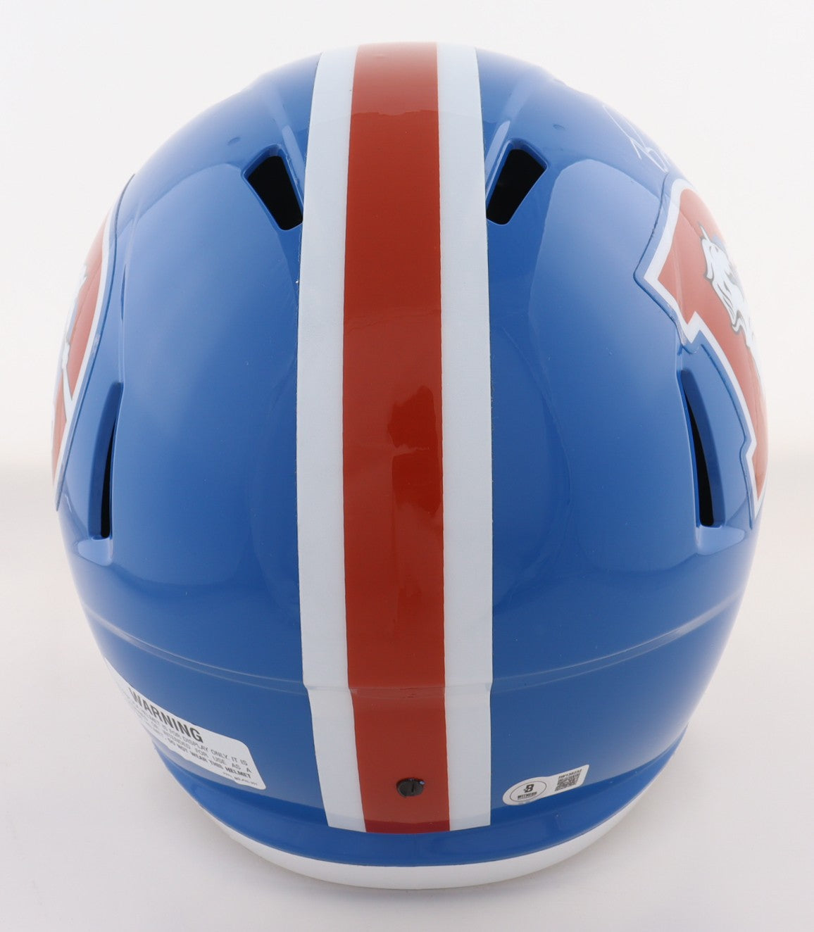 Bill Romanowski Signed Denver Broncos Throwback Full Size Replica Helmet