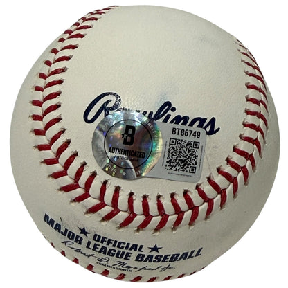 Rece Hinds Signed Cincinnati Reds Official Major League Baseball (BAS)