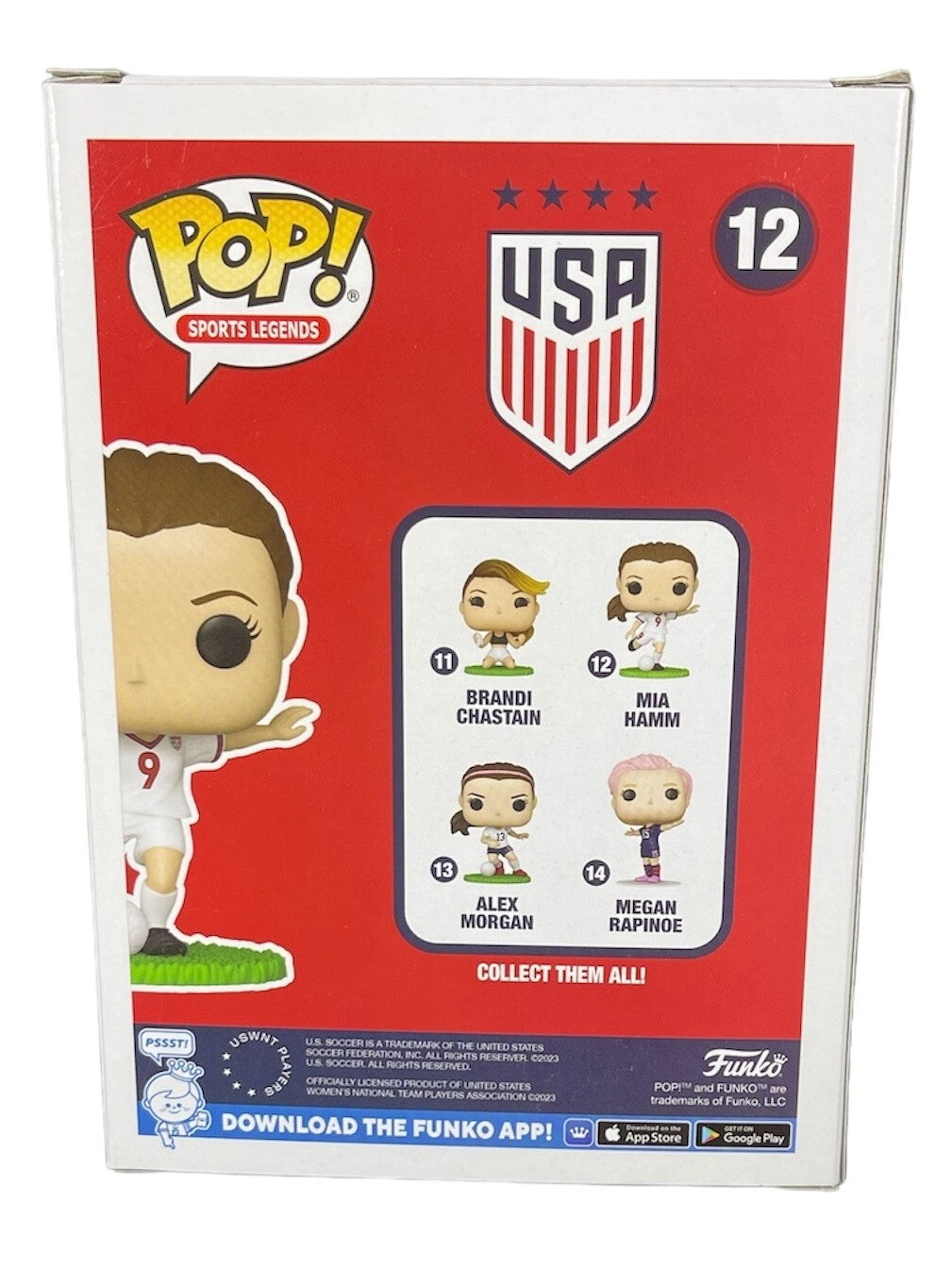 Mia Hamm Signed USA Soccer Funko Pop #12 (Beckett COA)