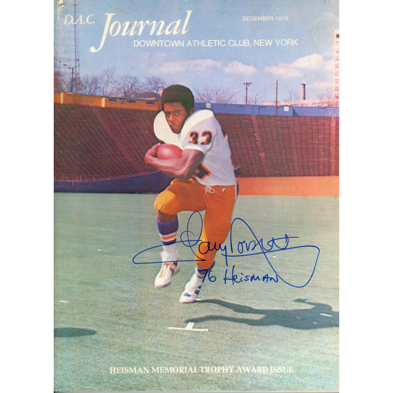 Tony Dorsett Signed Pittsburgh Panthers 1976 Heisman Magazine (JSA COA)