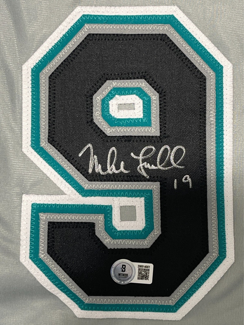 Mike Lowell Signed Florida Marlins Custom Baseball Jersey Beckett BAS