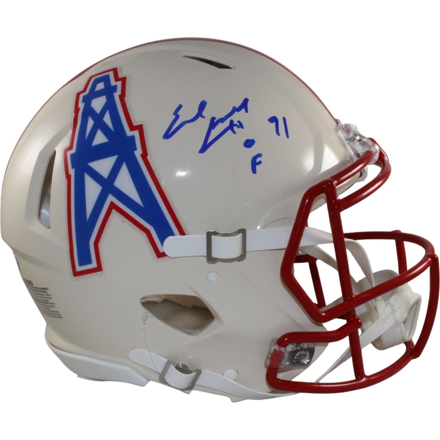 Earl Campbell Signed Tennessee Titans Authentic Retro Helmet