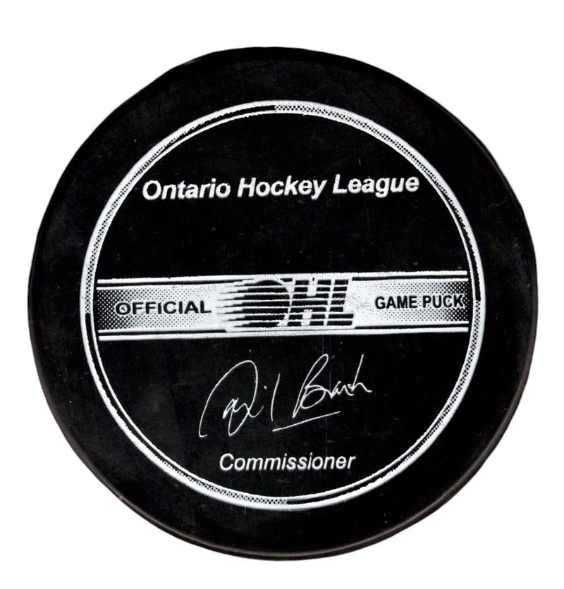 Connor McDavid Signed Erie Otters OHL Game Puck