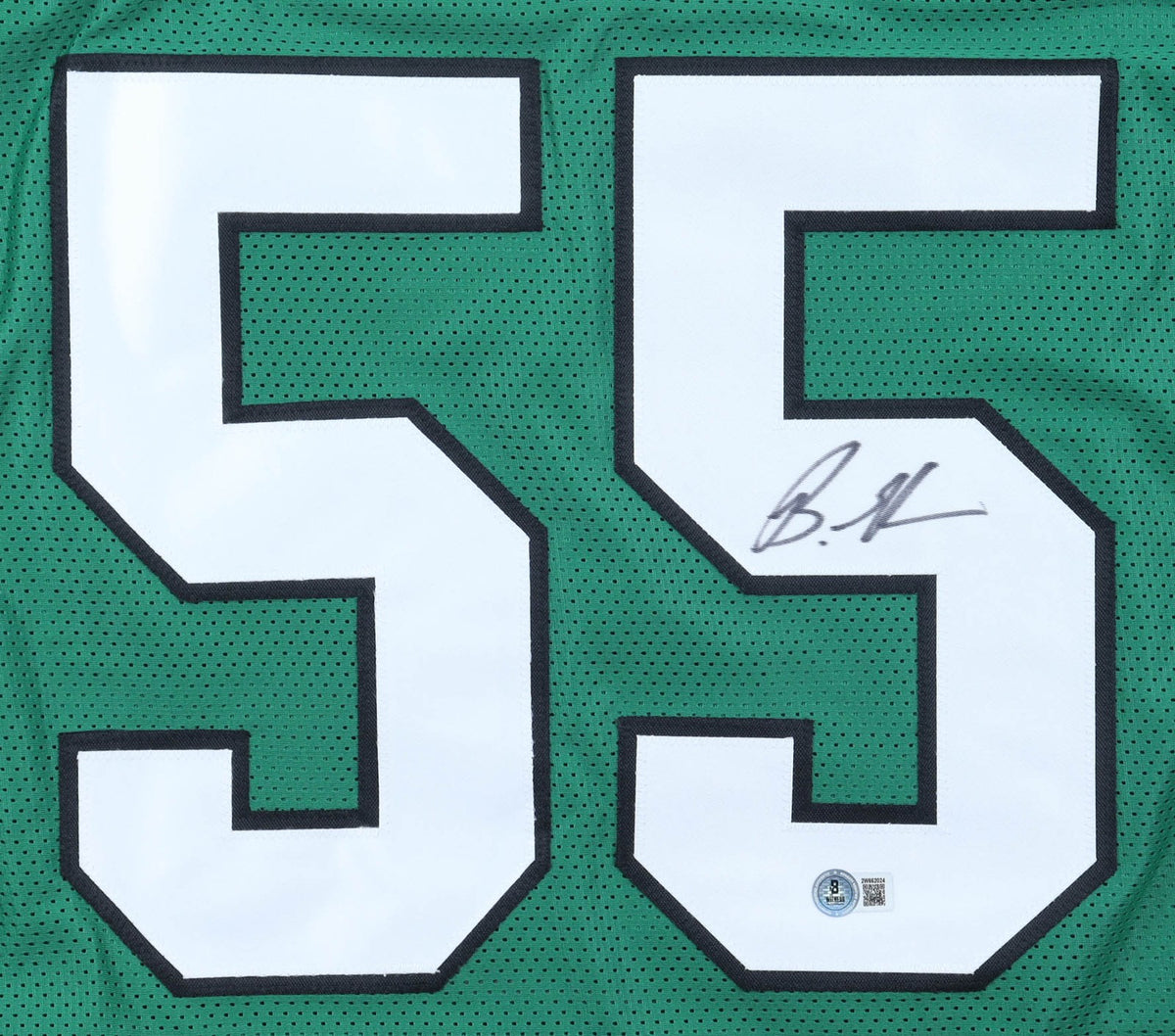 Brandon Graham Signed Philadelphia Eagles Kelly Green Jersey