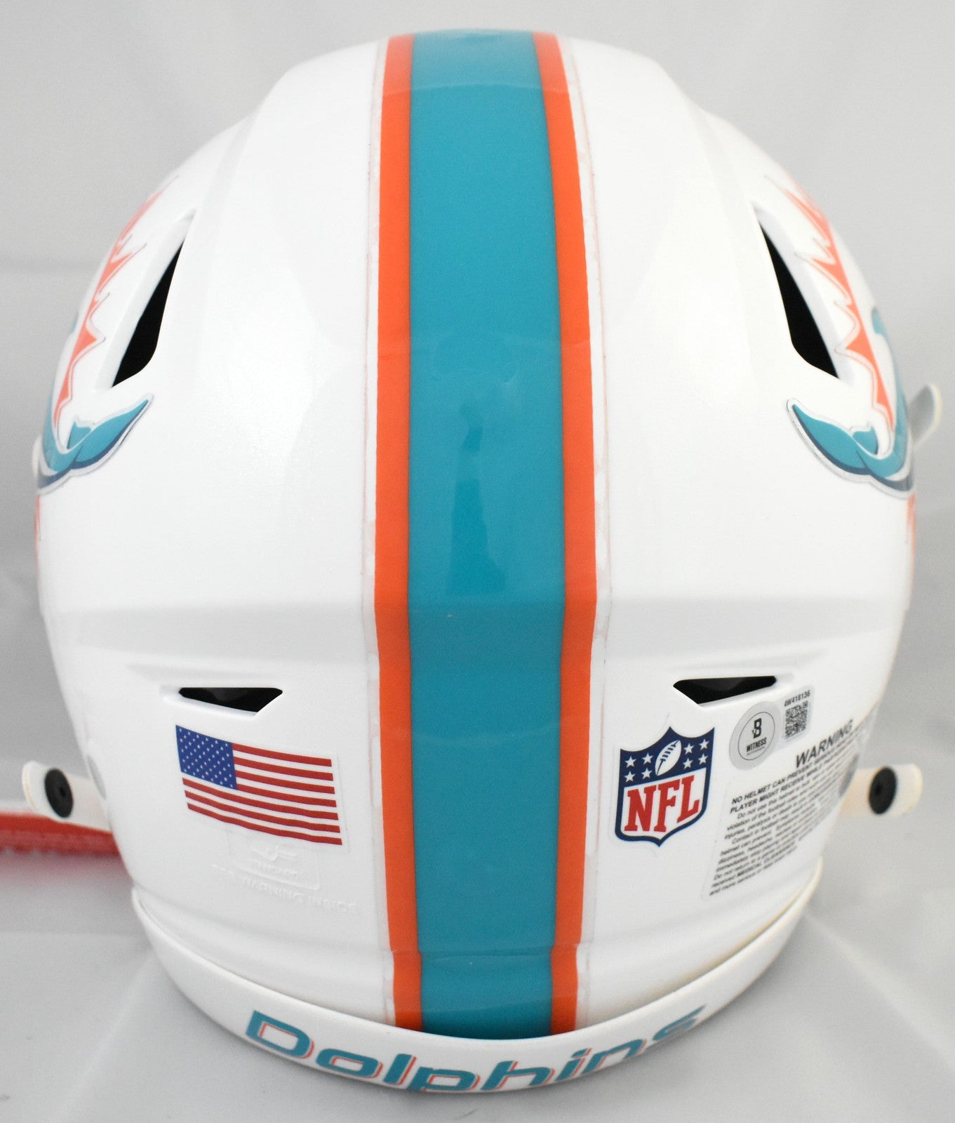 De'Von Achane Signed Miami Dolphins Full Size Speedflex Helmet