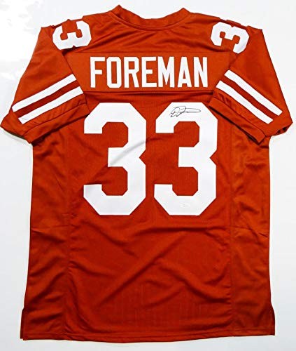 D'onta Foreman Autographed Orange College Style Jersey