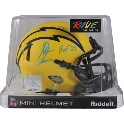 Antonio Gates San Diego Chargers Signed Rave Mini Helmet HOF Inscription