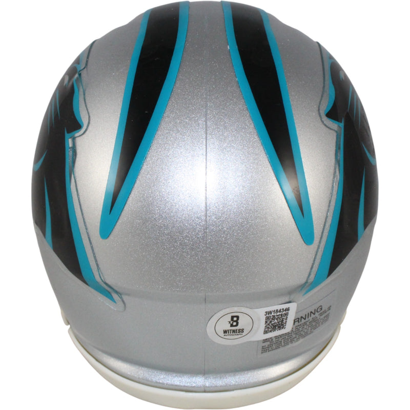 Julius Peppers Autographed Carolina Panthers Mini Helmet (HOF Inscription)