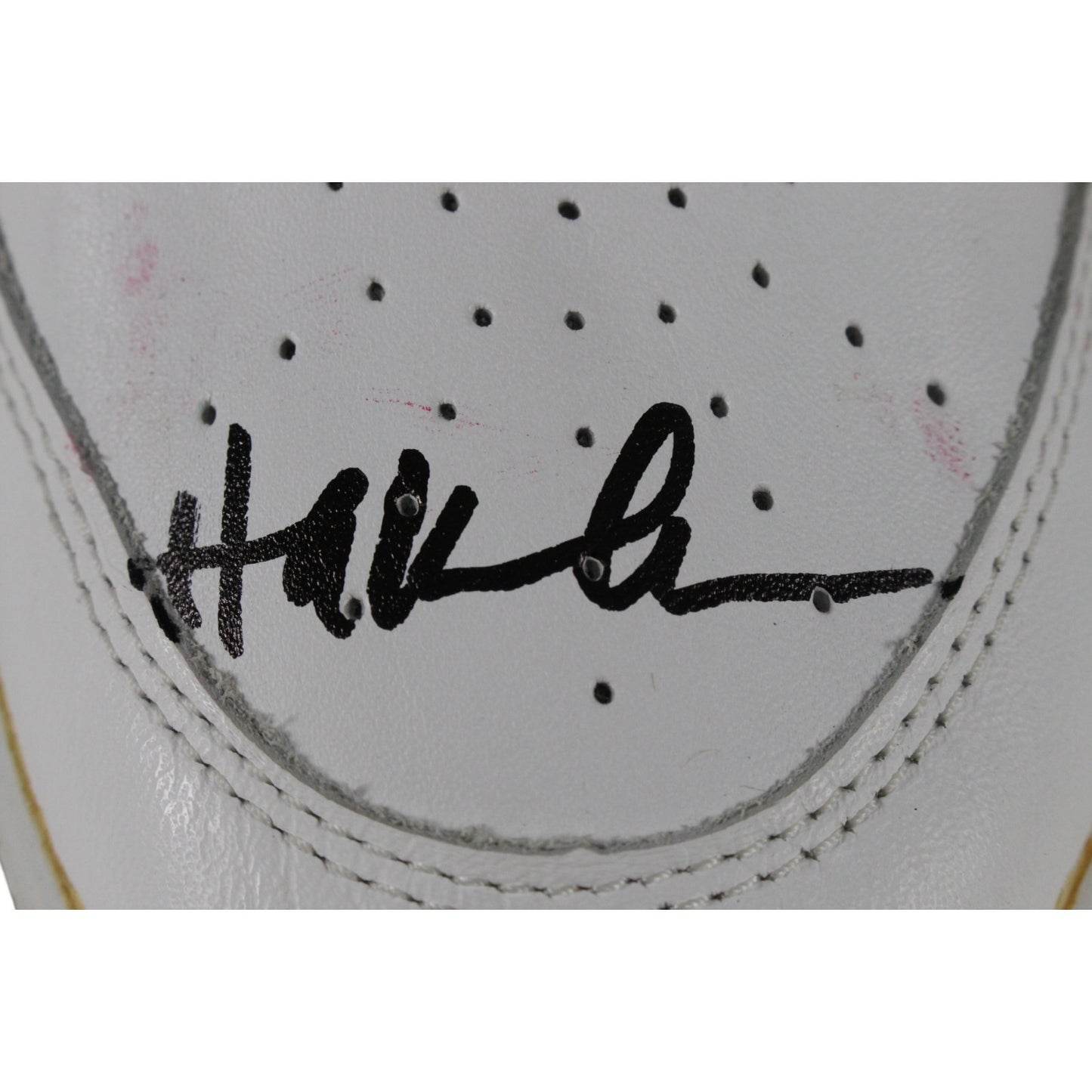 Hakeem Olajuwon Signed Houston Rockets Black Etonic Shoe