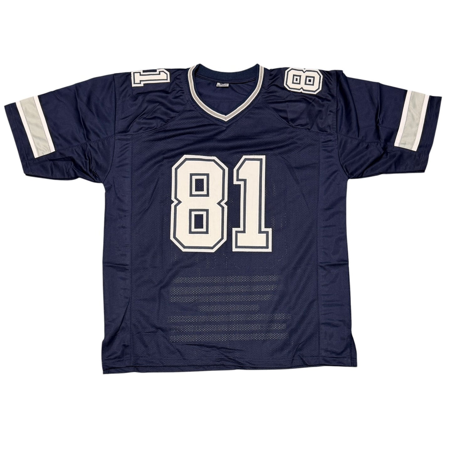 Terrell Owens Dallas Cowboys Autographed Stat Custom Jersey JSA