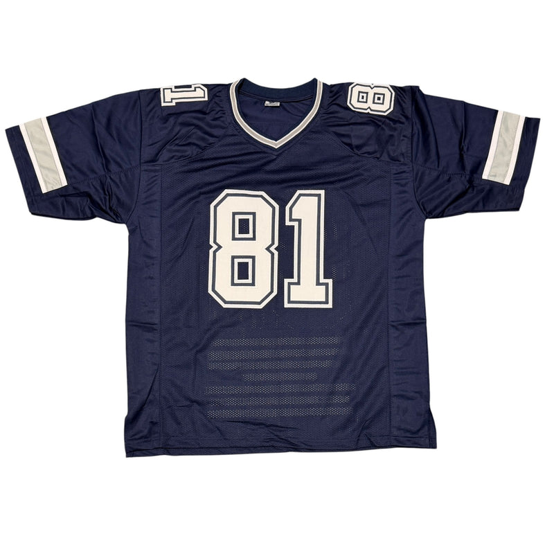 Terrell Owens Dallas Cowboys Autographed Stat Custom Jersey JSA