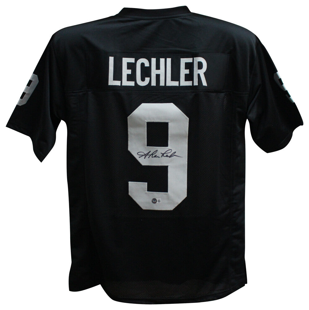 Shane Lechler Signed Custom Black Football Jersey Beckett BAS