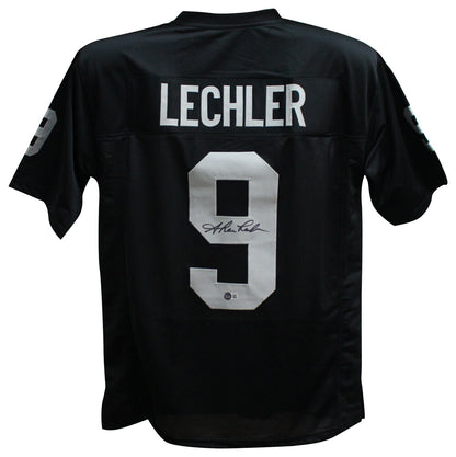 Shane Lechler Signed Custom Black Football Jersey Beckett BAS