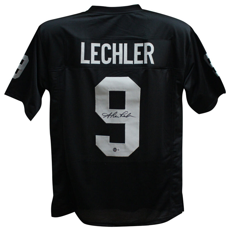 Shane Lechler Signed Custom Black Football Jersey Beckett BAS