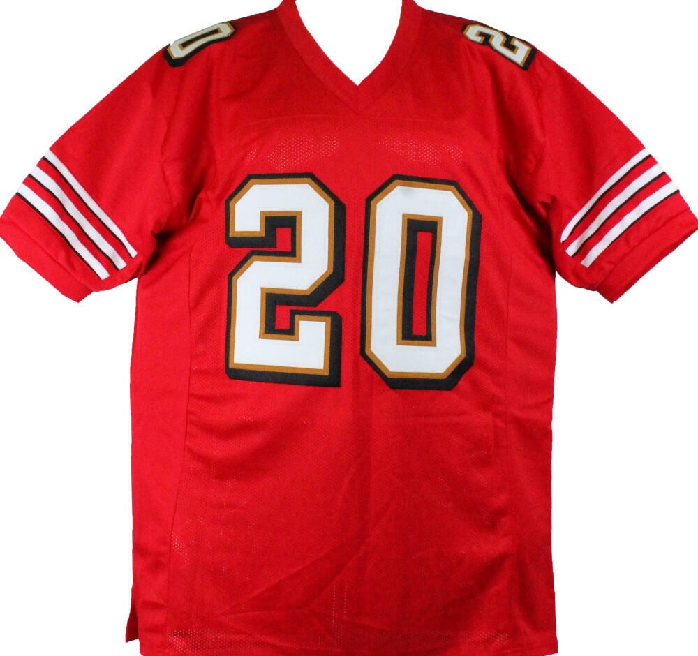 Garrison Hearst Autographed Red Custom Jersey
