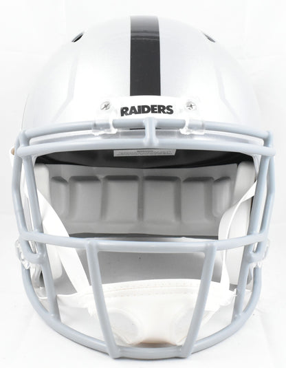 Geno Smith Autographed Las Vegas Raiders Full Size Speed Helmet