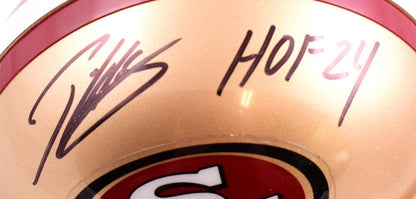Patrick Willis Signed San Francisco 49ers Mini Helmet HOF Inscription