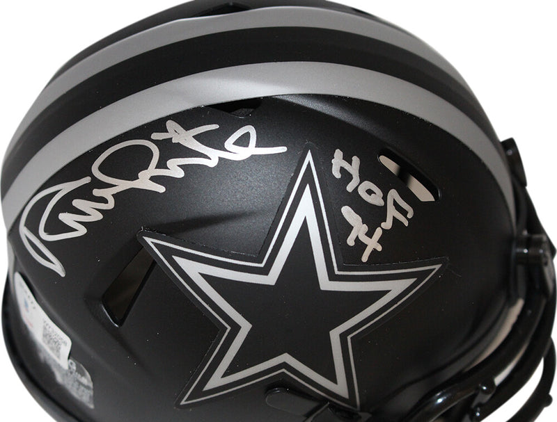 Randy White Dallas Cowboys Autographed Eclipse Mini Helmet HOF Inscription