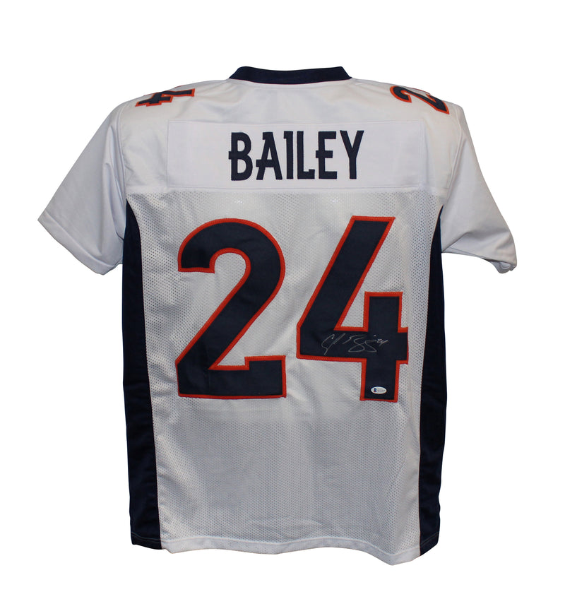 Champ Bailey Signed Denver Broncos Custom Jersey - White