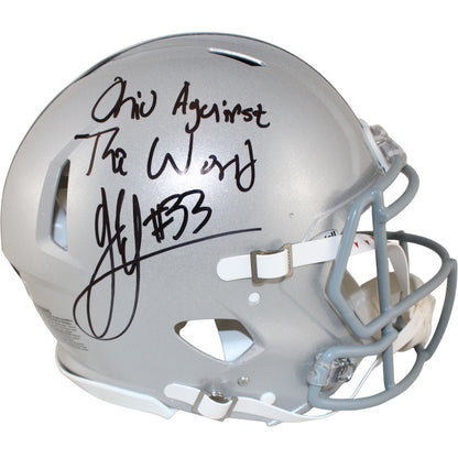 Jack Sawyer Signed Ohio State Buckeyes Full Size Authentic Helmet