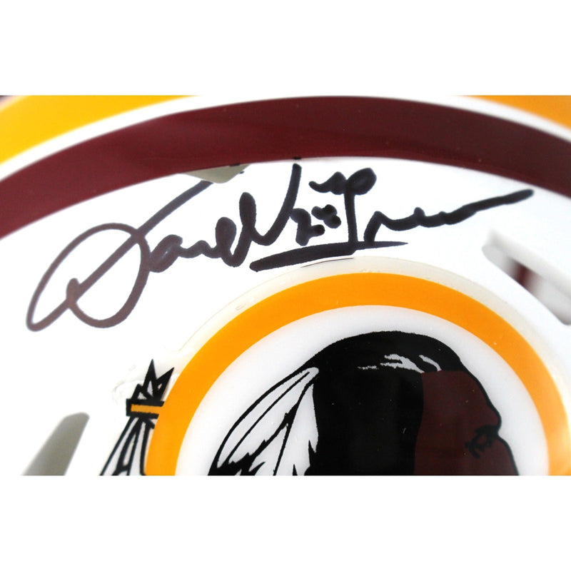 Darrell Green Autographed Washington Redskins Flat White Mini Helmet