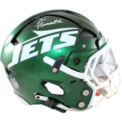 Joe Namath Autographed New York Jets Axiom Helmet