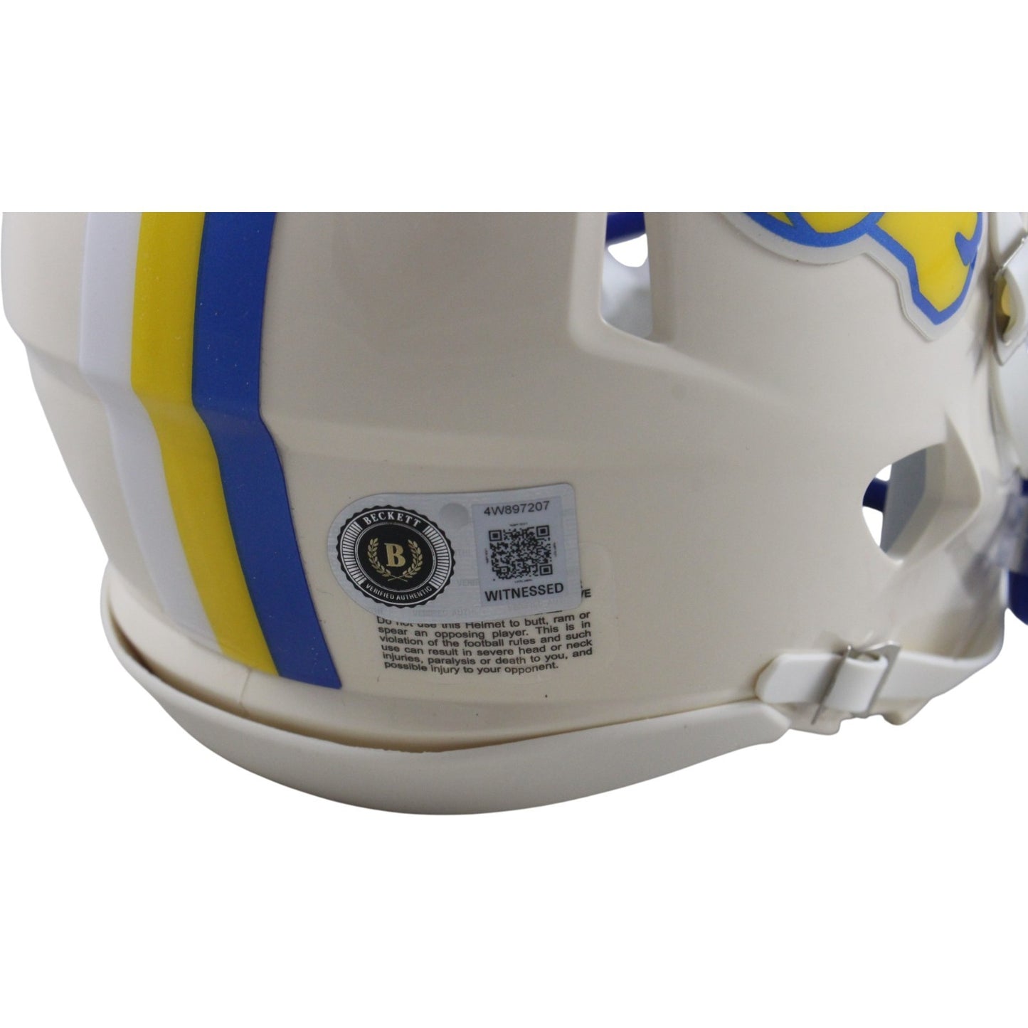 Torry Holt Signed Los Angeles Rams Retro Mini Helmet