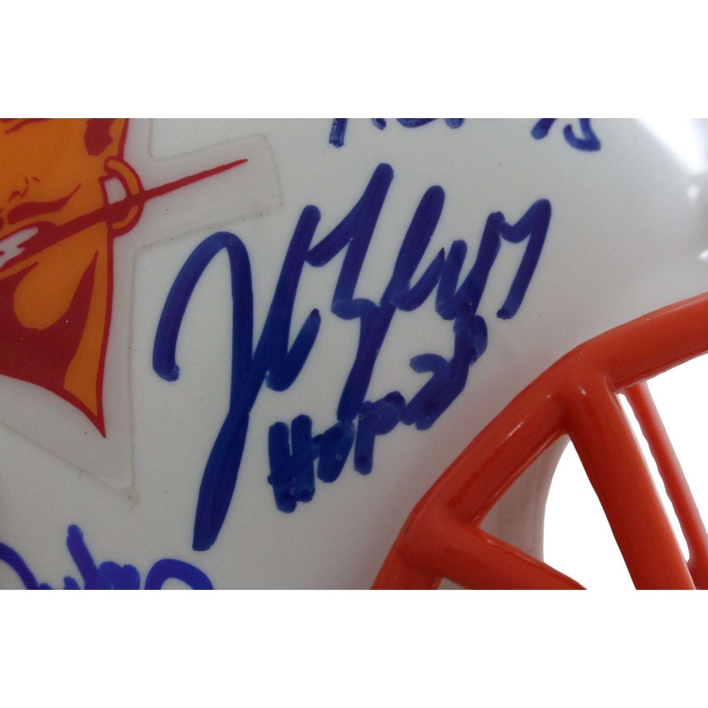Lee Roy Selmon Multi-Signed Buccaneers Throwback Mini Helmet