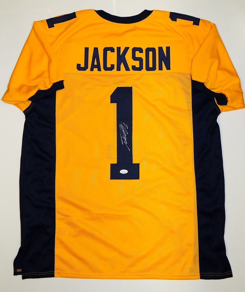 DeSean Jackson Autographed Gold Custom College Style Jersey