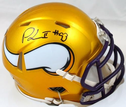 Patrick Jones Signed Minnesota Vikings Flash Speed Mini Helmet