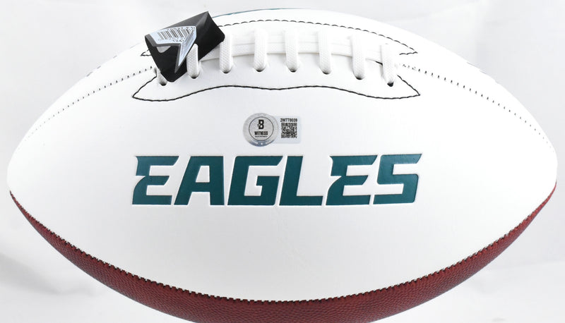 Kenneth Gainwell Signed Philadelphia Eagles Logo Football - SB Champs