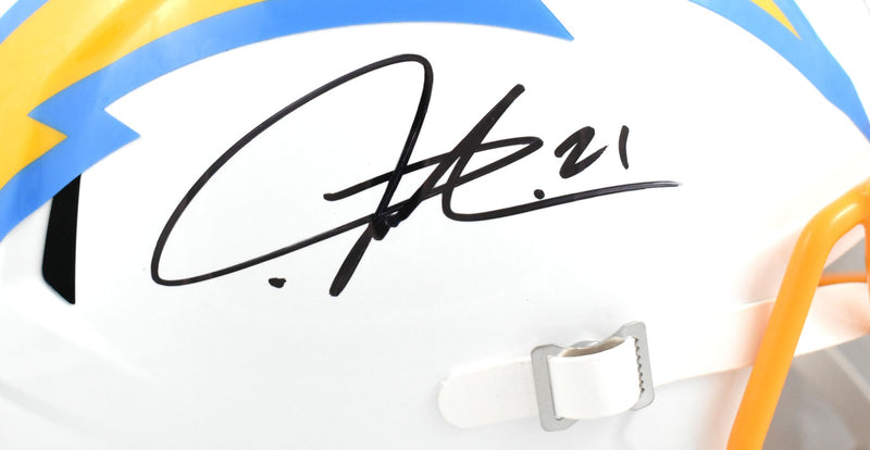 LaDainian Tomlinson Autographed Los Angeles Chargers Full Size Speed Helmet
