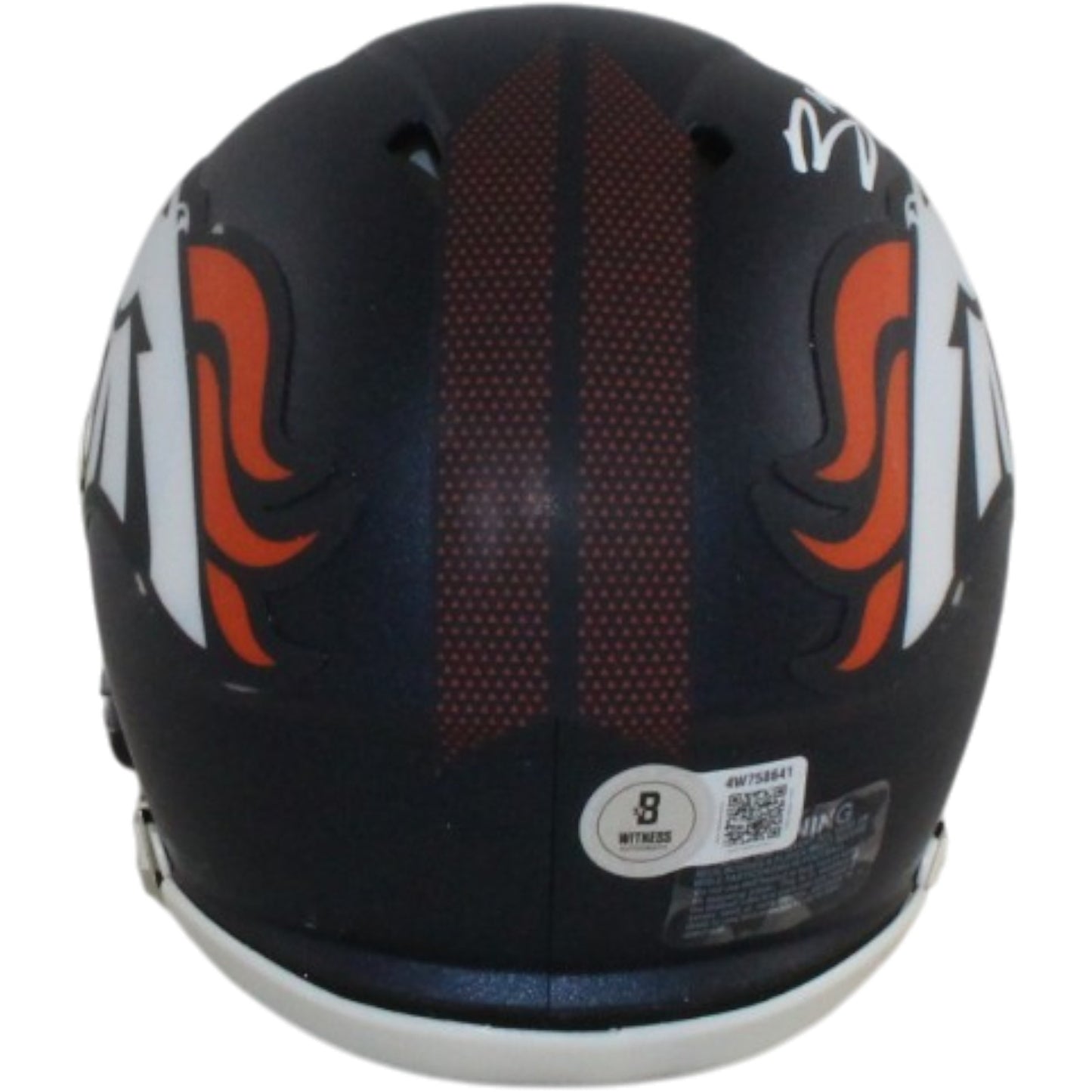 Bo Nix Autographed Denver Broncos Mini Helmet