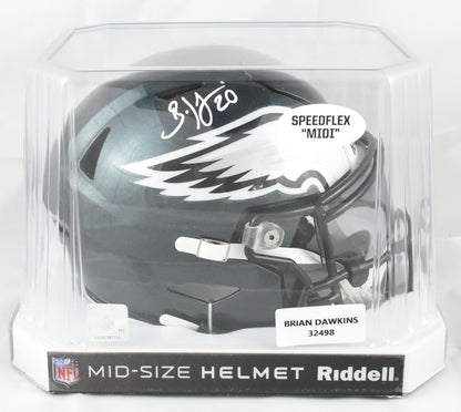 Brian Dawkins Autographed Philadelphia Eagles Mid-Size SpeedFlex Helmet