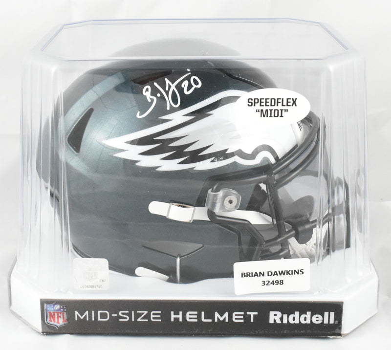 Brian Dawkins Autographed Philadelphia Eagles Mid-Size SpeedFlex Helmet