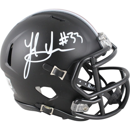 Jack Sawyer Autographed Ohio State Buckeyes Black Speed Mini Helmet